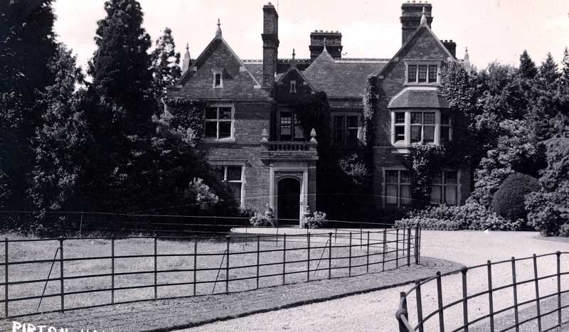 Pirton Hall was built by Mr Hanscombe of The Grange using the profits of the coprolite digging.