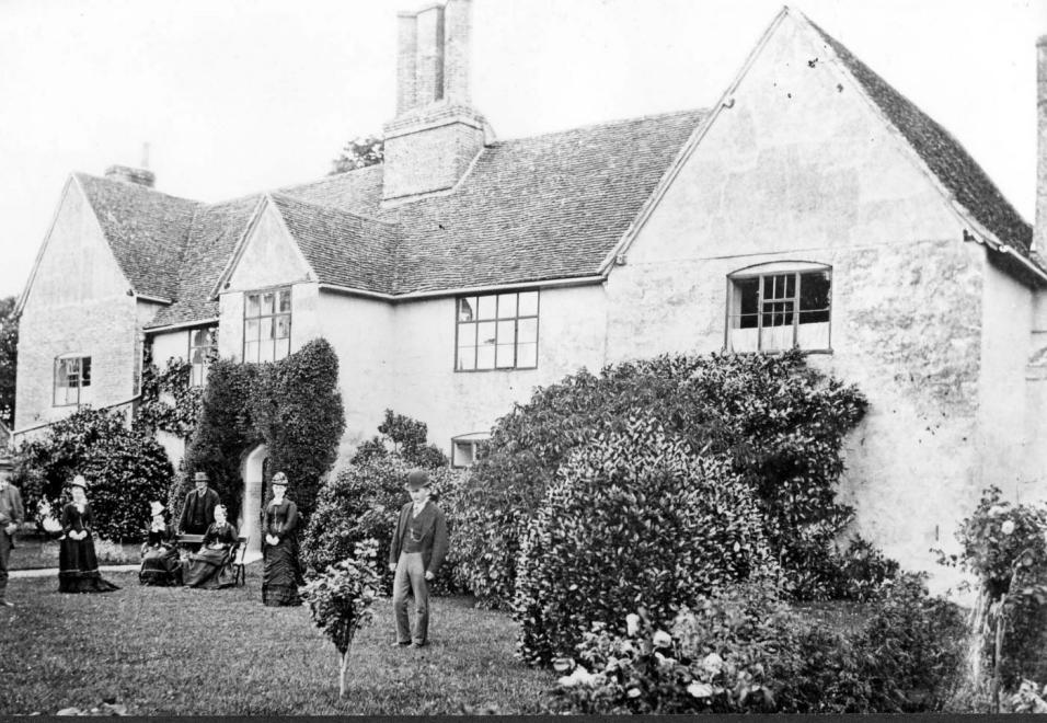Rectory Farm..in front of the house