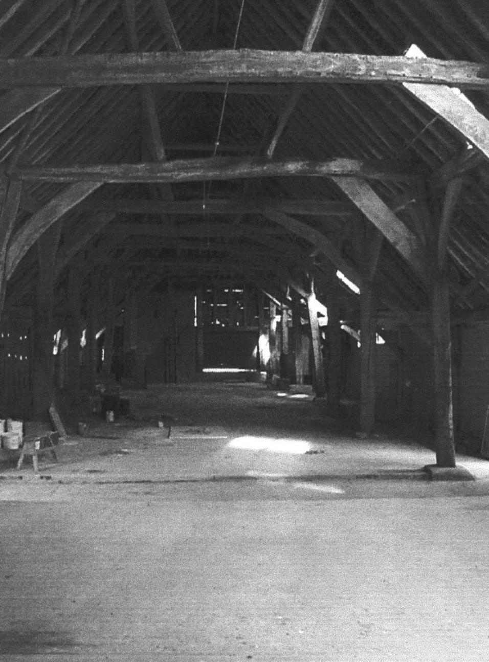 The tithe barn which was used to hold the tithes ie 10% of Pirton farmers crops. Originally this went to fund the Prioy in Hertford.