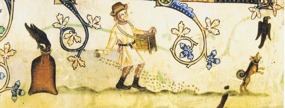 Sowing the seed from the Lutteral Psalter