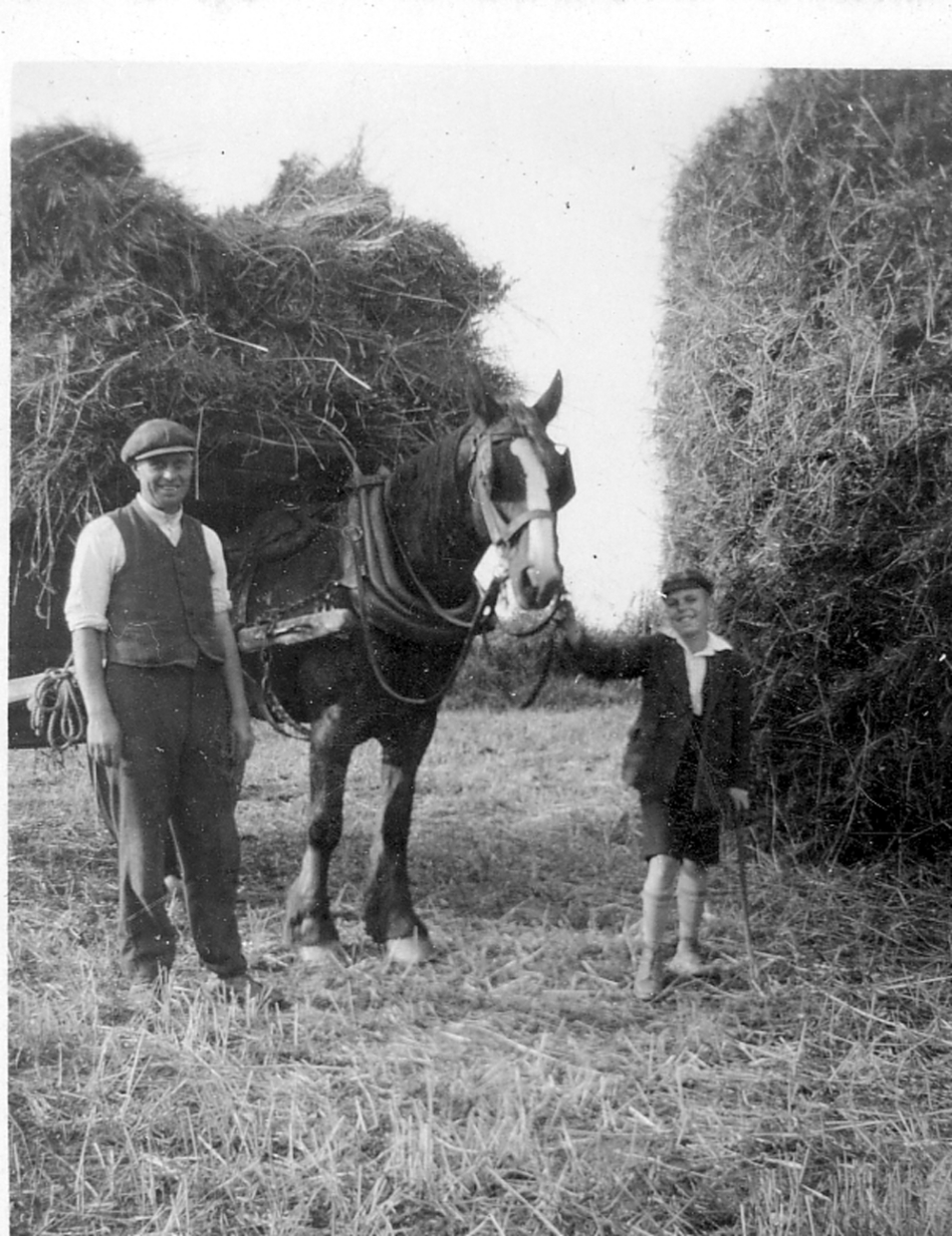 Jack Baines[ rt] helping Harry Hanscombe