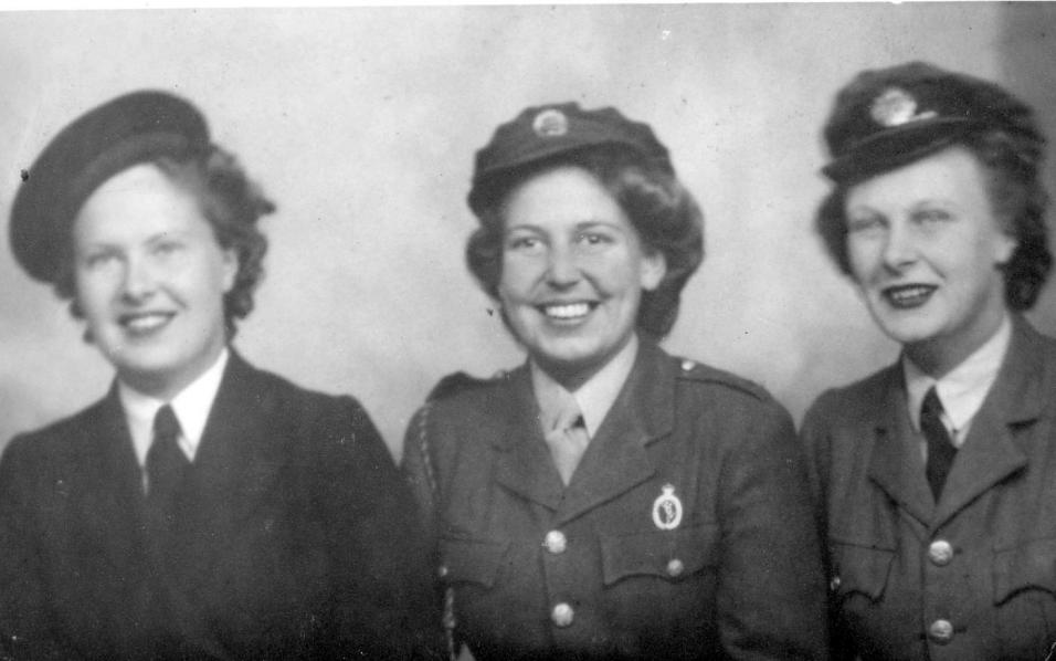 Clare, Brenda Dawson and Nina in Uniform