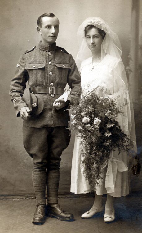 Tom Lake and Miriam Weedon married in February 1917.