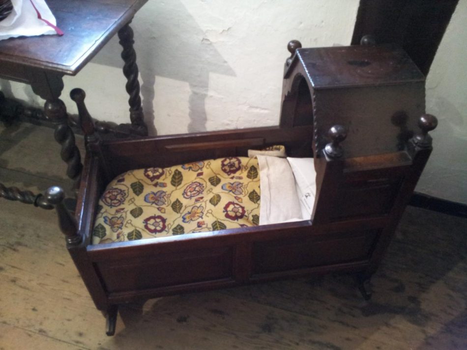 Rocking cradles were made until Queen Anne's time, when the older suspended cot was again reverted to.
