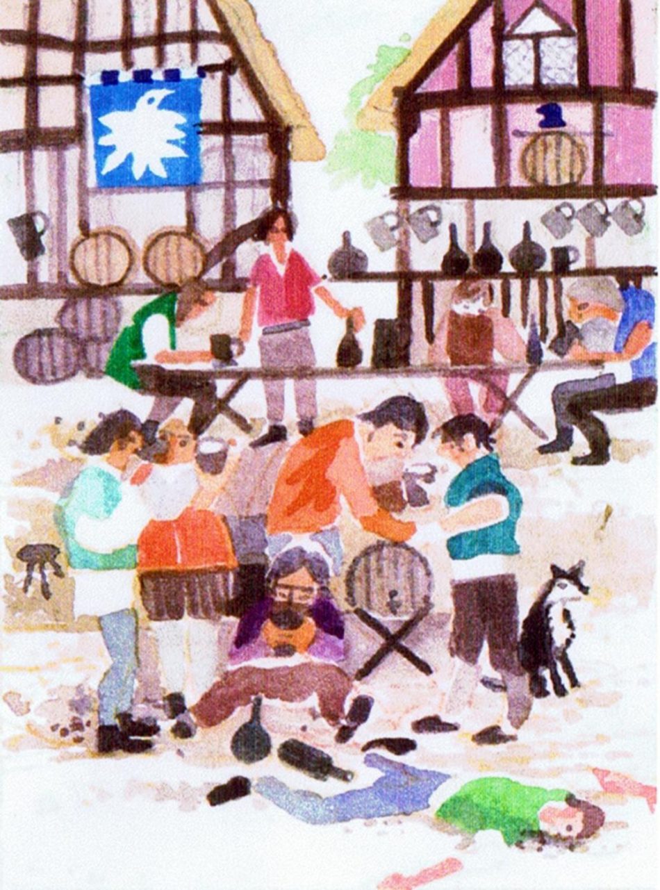  Six beershops were opened in the village